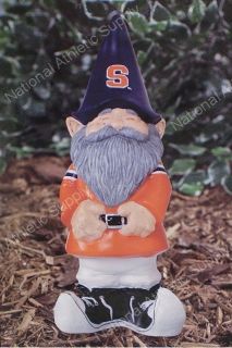 New Syracuse Garden Gnome Figure Yard Statue Su Orange