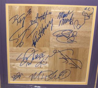 2002 Lakers Championship Team Auto Kobe Bryant Shaq JSA