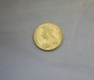 1901 Great Britian Queen Victoria Sovereign 1 4 oz Beautiful Gold Coin