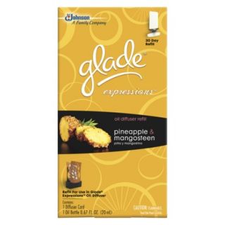 Glade Expressions Oil Diffuser Refill Pineapple Mangosteen Scent
