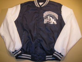 VTG Georgetown Hoyas Basketball Chalk Line Fanimation Jacket Large