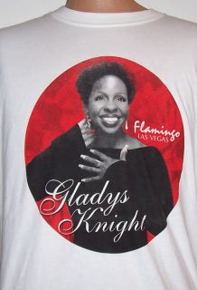 RARE Gladys Knight Las Vegas Flamingo Promo T Shirt L New 