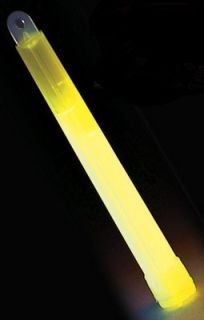 Yellow Glow in The Dark 6 Chemical Lightsticks