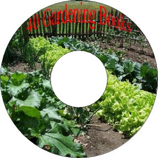  Books About Growing Vegetables Herbs Gardening on CD Farm Crop