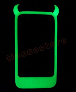 Glow in The Dark Soft Silicone Cover for Apple iTouch 4 Case Bumper