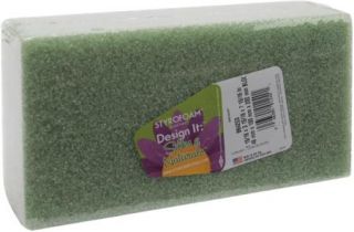 Floracraft Styrofoam Block 8 x 4 x 2 1 Pkg Green
