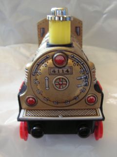 Masudaya Continental Gold Locomotive Tin Toy Tole 60 70