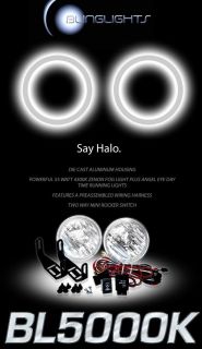 GMC Sierra Halo Fog Lamps Kit Lights 1500 2500HD 3500HD Denali Fits