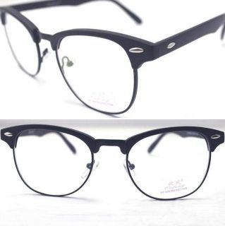  Line Matte Black Shurons Style Eyeglass Frames Spectacles RX