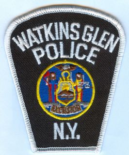 Watkins Glen New York Police Patch