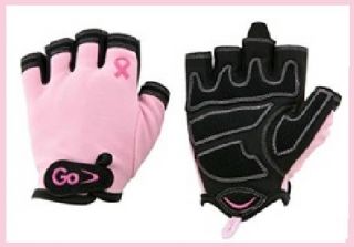 GoFit Womens Cross Training Breast Cancer Gloves Small