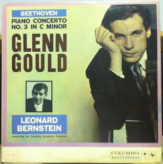 Glenn Gould Beethoven Piano Concerto No 3 LP VG ml 5418 CBS Canada 6