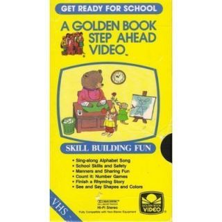 Get Ready for School Golden Book Step Ahead VHS Video Movie 30 Minutes