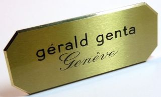 Gérald Genta Watch Store Shop Display Exposants Espositore Official