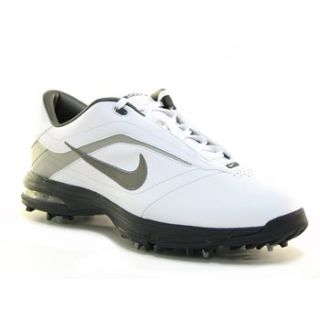 Mens Nike Air Academy Golf Shoes 379224 191 White Gunmetal Metallic
