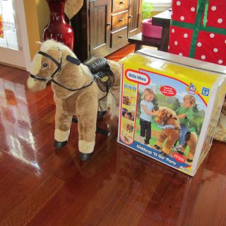 Little Tikes Giddy Up N Go Pony with Box Excellent