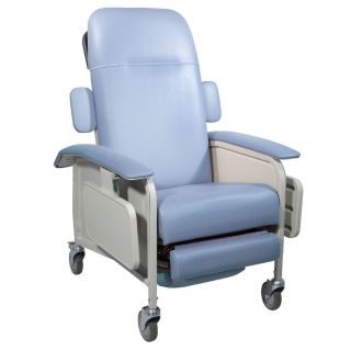 Drive Medical 4 Position Geri Chair Recliner Lift Chair 250LB Cap Blue