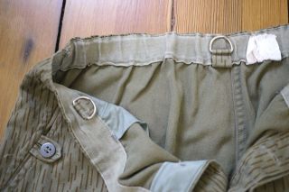 Vtg East German Rain Camo Button Fly Military Army Field Uniform Pants