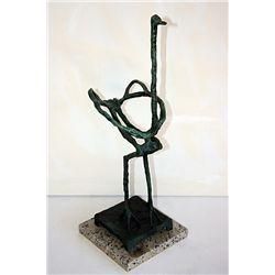 Diego Giacometti The Ostrich Bronze Sculpture Signed and Numbered
