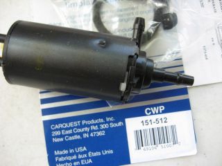 83 91 GMC Vandura G1500 Windshield Washer Fluid Pump