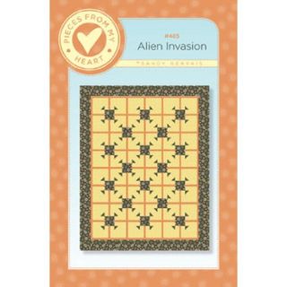 Alien Invasion Quilt Pattern by Sandy Gervais