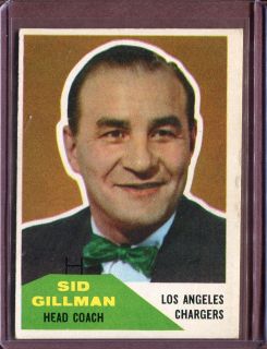 search our store pesamember 1960 fleer 7 sid gillman co rc ex # d55185