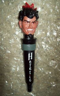 Heretic Devil Figural Beer Tap Handle RARE Hard to Find 9 Tall