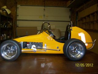 Gilmer 1 4 Scale Midget Race Car Yellow