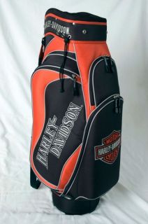Licensed Harley Davidson Golf Cart Bag Bonus