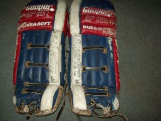 Vintage Cooper GP 95L Dura Soft Hockey Goalie Pads