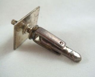 Vintage Hickok Sterling Silver Cufflink and Tie Bar Golf Themed