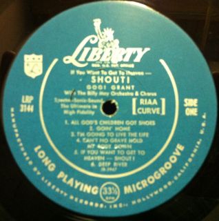 GOGI GRANT shout LP Mint  LRP 3144 Vinyl 1959 Mono 1st Press Archive