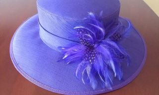 Giovannio 69008 Purple Dress Formal Church Kentucky Derby Hat Retail $