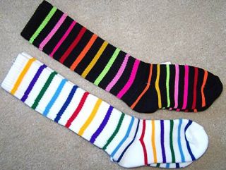 Girls Candy Stripe All Sport Soccer Volleyball Softball Socks
