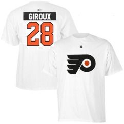 Philadelphia Flyers Claude Giroux White Jersey T Shirt Sz Medium