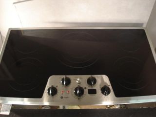 GE Profile PP972SMSS 36 Smoothtop Electric Cooktop