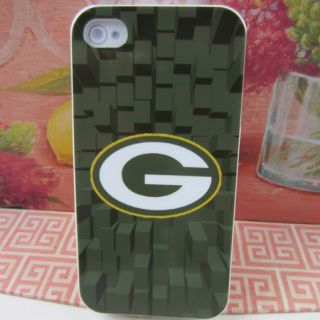 Green Bay Packers Rubber Silicone Skin Case Cover for Apple iPhone 4
