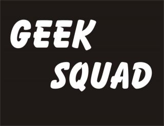 Geek Squad Funny T Shirt Staff Science Smart Humor Tee