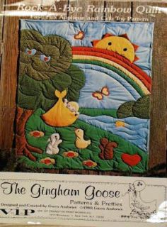 Rock a Bye Rainbow, by the Gingham Goose.