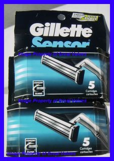 Gillette Sensor Excel Refill Razor Cartridges 4 5 Packs A Lot of Close