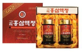 Korean 6Years Root Red Panax Ginseng Extract Gold Diet Tea Organic