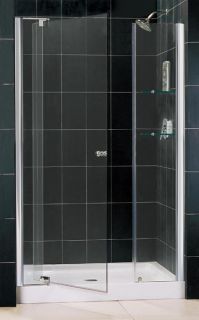  shower door 3 8 inch tempered safety clear glass reversible for right