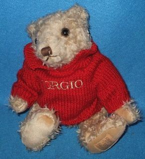 1995 Giorgio Beverly Hills Collector Stuffed Teddy Bear
