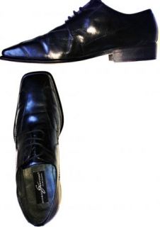 Giorgio Brutini Private Collection Black Dress Loafers Mens Shoes Size