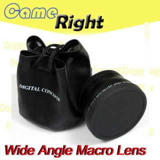 52mm 0 45X Wide Angle Macro Lens for Canon Nikon Camera Lens