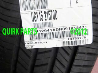 Goodyear Integrity 215 70R15 98s Tire Kia Sentry Genuine Brand New