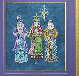  Nativity Cross Stitch Chart Glendon Place with Gifts for Jesus