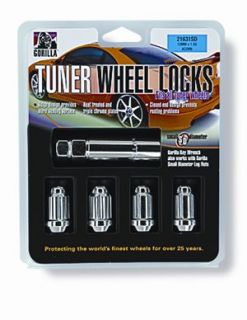 4pc Gorilla Tuner Spline Locking Lug Nuts Wheel Locks Honda Accord