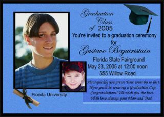 Personalized Graduation Invitations Graduation Announcements with