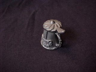 Thimble Pewter Stein Nicholas Gish Signed Michelob Beer w Lid That